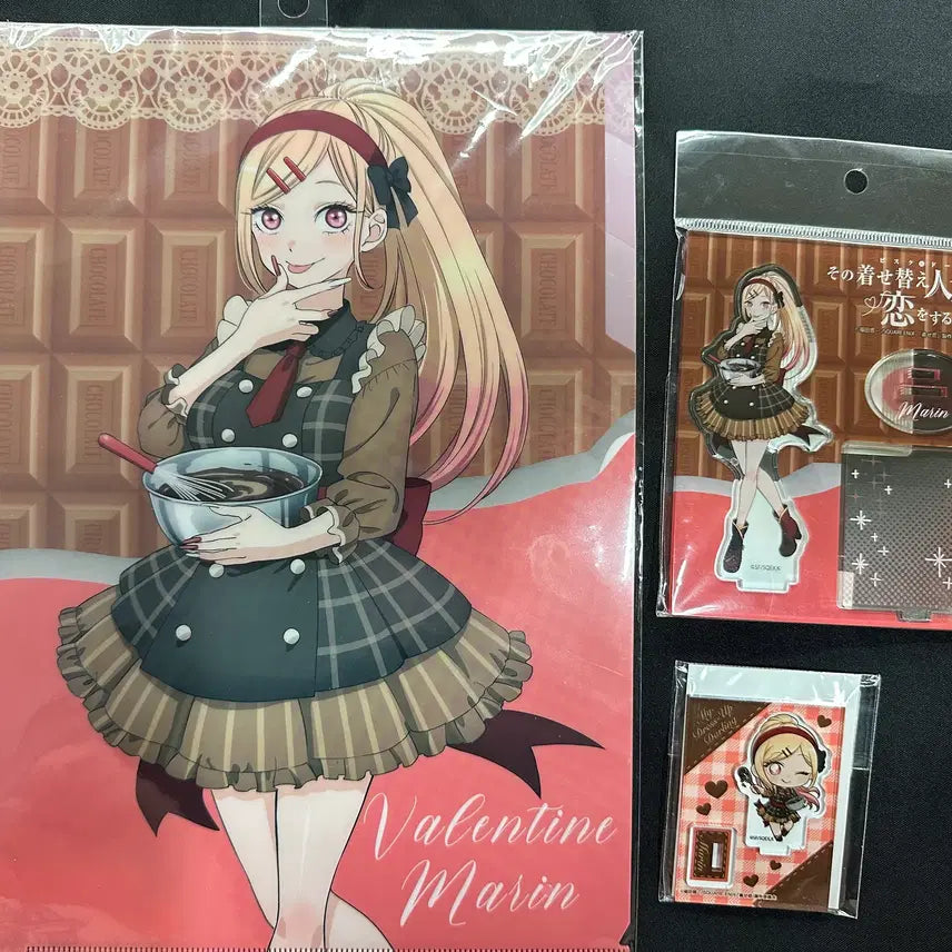 [BUNJANG] My Dress-Up Darling Valentine's Day Acrylic Set / 그 비스크돌은 사랑을 한다 발렌타인 파일/아크릴/치비아크릴 세트