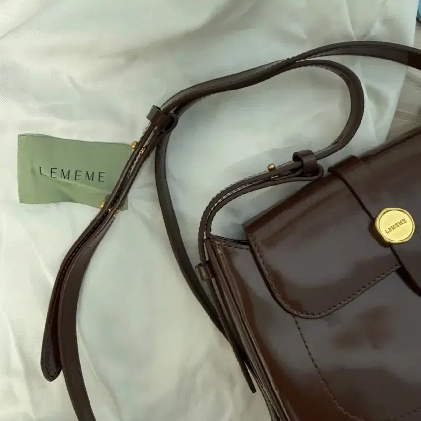 [BUNJANG] LeMeme Sac Petit Nouvelle Mocha Tote Bag / 르메메 삭쁘띠 누벨르 모카