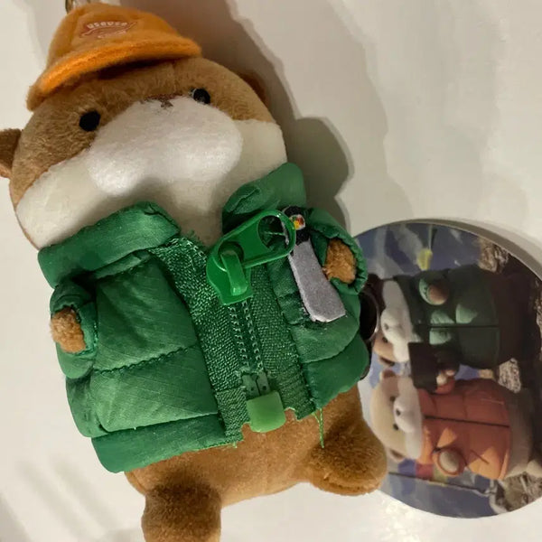 [BUNJANG] Uso Uso Character Padded Keyring / 패딩 우소우소 등산 우소우소 키링