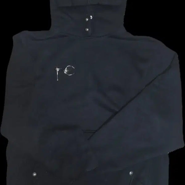 [BUNJANG] Thug Club Black Hoodie TC Logo / 떠그클럽 블랙 후드티 3
