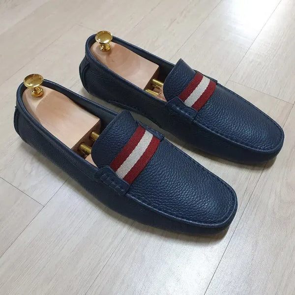 [BUNJANG] Bally Leather Loafers Navy Size 265 / 발리(이태리)정품 (265) 가죽 (네이비) 로퍼