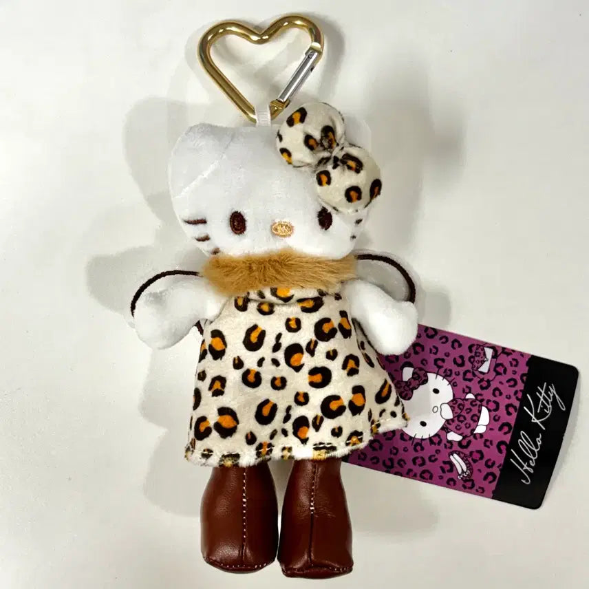 [BUNJANG] Sanrio Hello Kitty Leopard Angel Long Legs Charm / 최저가 헬로키티 키티 레오파드 호피 엔젤 롱다리 인형 키링 (새상품)