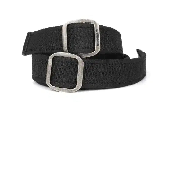 [BUNJANG] FROMWITH Coated Double Buckle Woven Belt / 파프롬왓 COATED DOUBLE BUCKLE WOVEN BELT