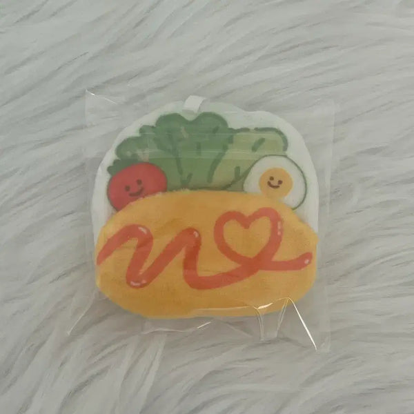 [BUNJANG] Omurice Doll Bed Keychain / 오므라이스 인형 침대 키링