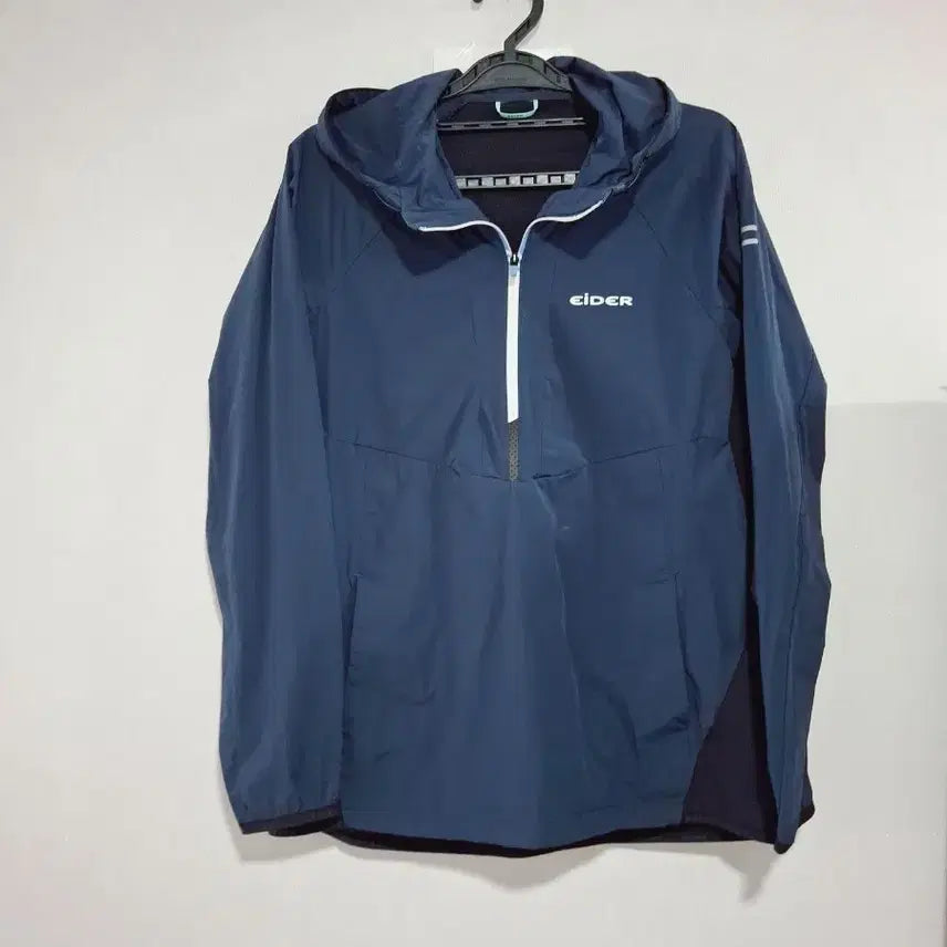 [BUNJANG] Eider Women's Navy Hooded Windbreaker Jacket / EIDER 네이비 후드 바람막이