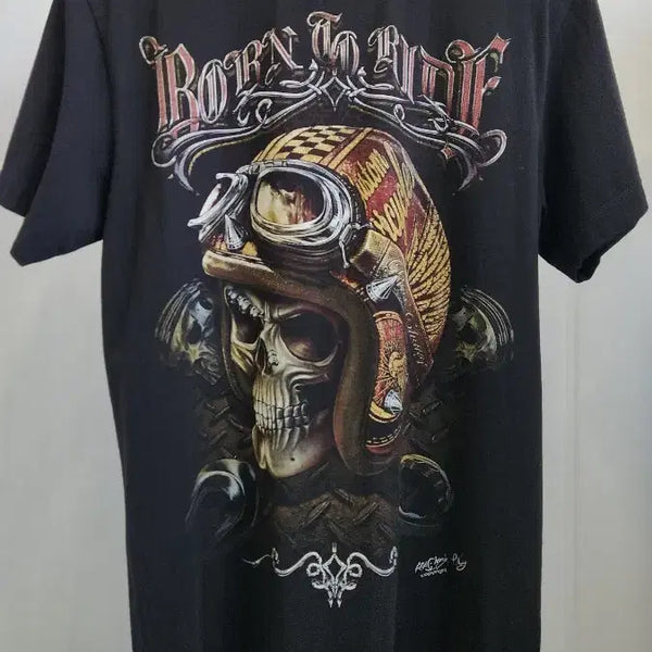 [BUNJANG] RockChang Born to Be Ride Skull T-Shirt (M) / RockChang 본투비 라이드 스컬 티셔츠 M사이즈