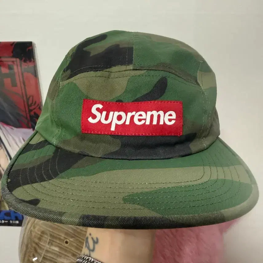 [BUNJANG] Supreme Woodland Camo Camp Cap / 슈프림 우드랜드 카모 캠프캡