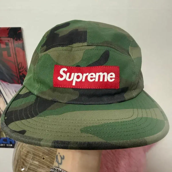 [BUNJANG] Supreme Woodland Camo Camp Cap / 슈프림 우드랜드 카모 캠프캡