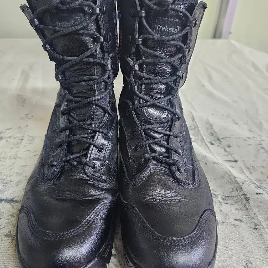 [BUNJANG] Treksta Gore-Tex Professional Hiking Boots 280 Black / 트렉스타 고어텍스 전문가용 등산화 280 워커 부츠 블랙