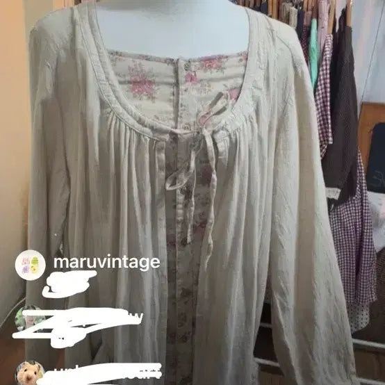 [BUNJANG] Maru Vintage Mori Girl 'Bar Saeng' Dress / 마루빈티지 모리걸 바선생 원피스