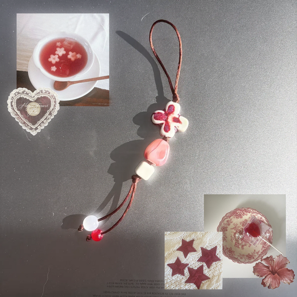 [BUNJANG] Vintage Oriental Style Mood Beaded Strap Charm / 빈티지 동양풍 무드 비즈스트랩