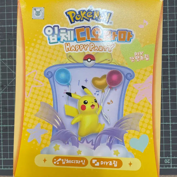 [BUNJANG] Pokemon 3D Diorama Happy Party DIY Figure Pikachu & Sylveon Bundle Set / 포켓몬스터 입체 디오라마 해피파티 DIY 피규어 피카츄 님피아