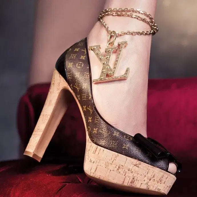[BUNJANG] Louis Vuitton Rivoli Open-Toe Cork Sandals / 루이비통 토오픈 리볼리 코르크 샌들