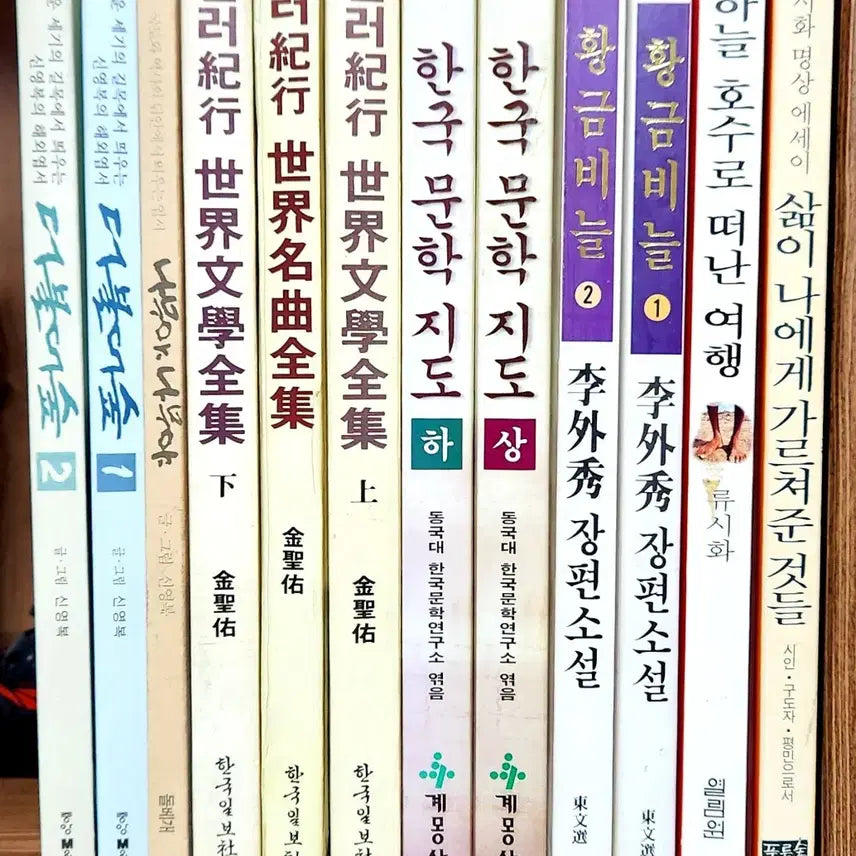 [BUNJANG] Shin Young-bok, Yi Oi-soo, Ryu Shiva Essay Collection / 신영복 에세이 / 컬러기행 세계문학전집 / 한국문학지도 / 이외수