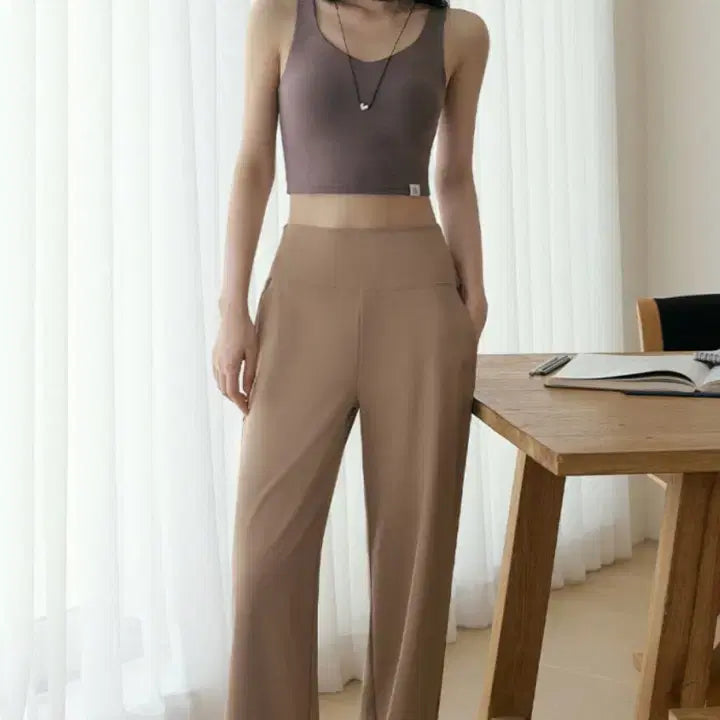 [BUNJANG] Frontrow Primove Wide Short Pants Brown / 프론투라인 프리무브 와이드 숏팬츠 새제품