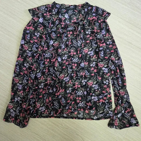 [BUNJANG] Rian Blouse Black / 리안 블라우스 블랙