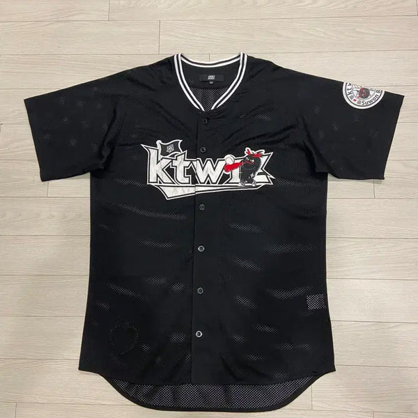 [BUNJANG] KT Wiz Ddori Black Jersey No Marking Size 110 / KT위즈 또리 블랙 유니폼 노마킹 110호