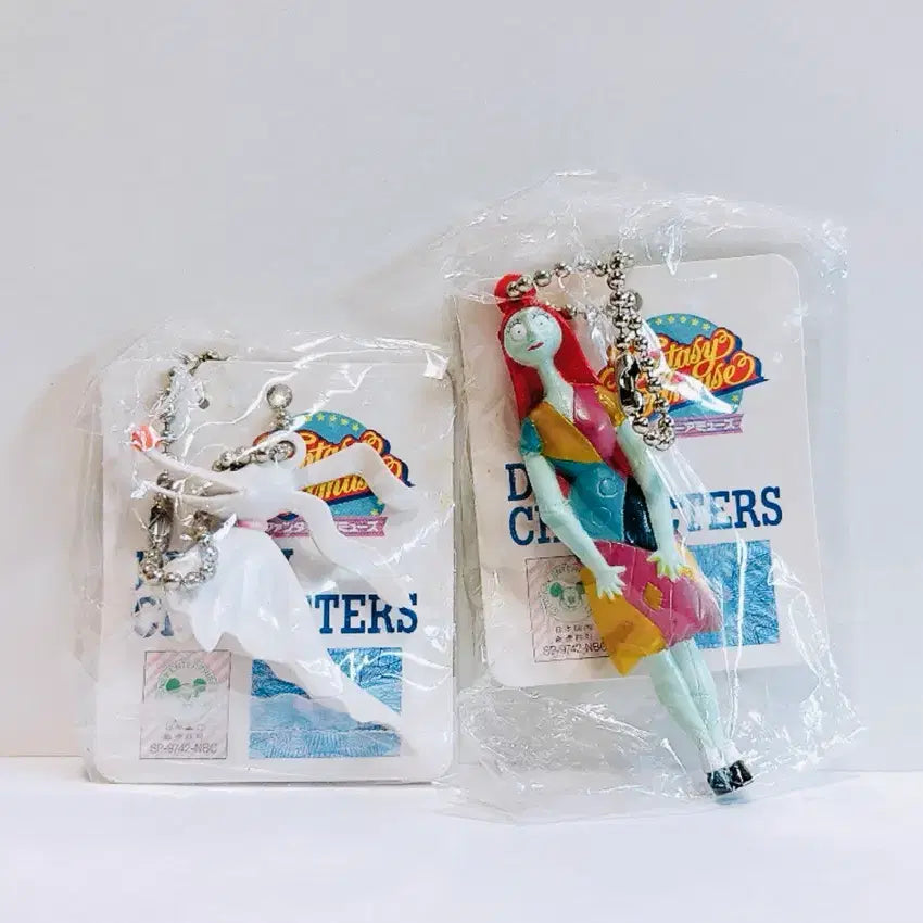 [BUNJANG] The Nightmare Before Christmas Sally & Zero Keychains (Set of 2) / 크리스마스의 악몽 키링 2종 싸게 팝니다
