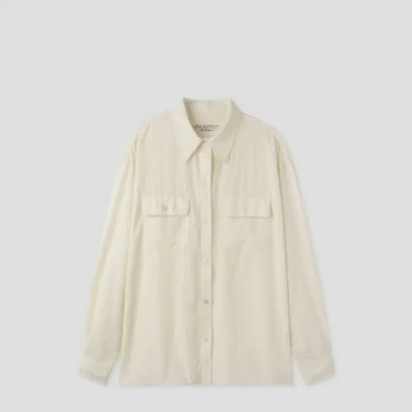 [BUNJANG] PARKTO Blossom Butter Shirt / 파크투 셔츠 Blossom butter shirt