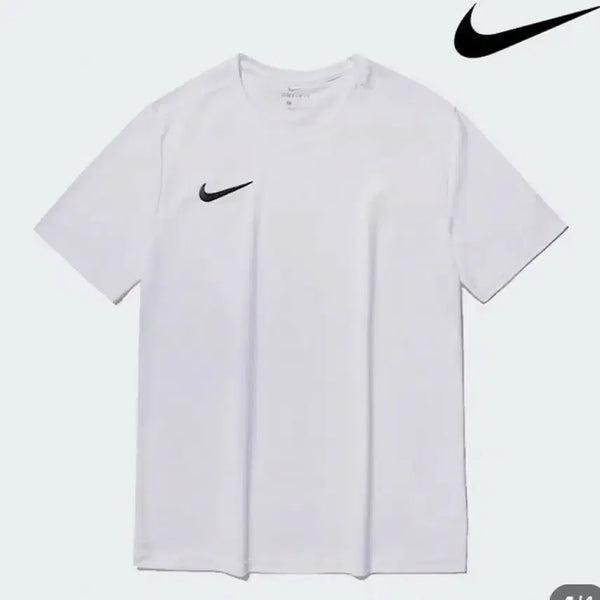 [BUNJANG] Nike Dri-FIT Swoosh T-Shirt White / [새상품] 정품 나이키 드라이핏 스우시 반팔티 화이트 반팔 S