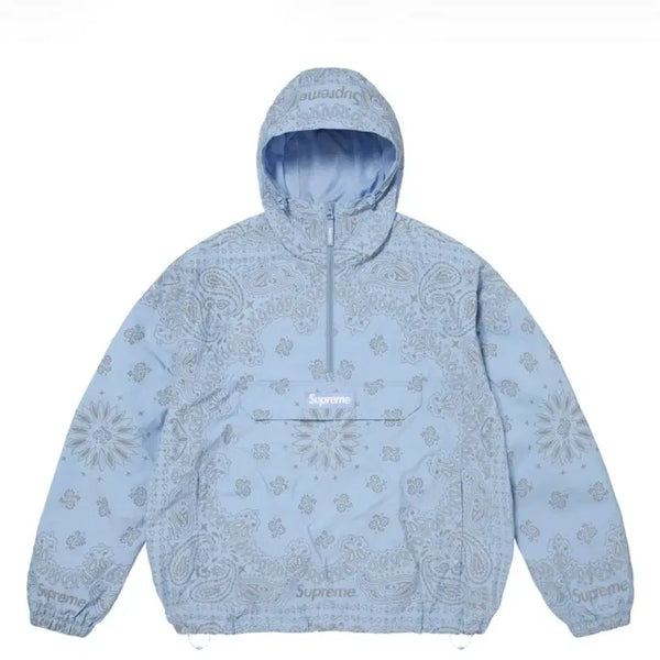 [BUNJANG] Supreme Reflective Bandana Anorak Light Blue (26SS) / [XL]슈프림 리플렉티브 반다나 아노락 라이트 블루 - 26SS