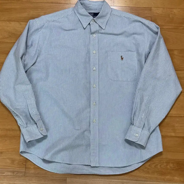 [BUNJANG] Polo Ralph Lauren Striped Big Shirt M / 폴로 랄프로렌 스트라이프 빅 셔츠 M