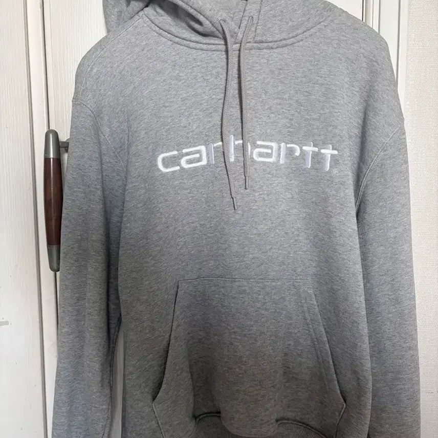 [BUNJANG] Carhartt Grey Hoodie / 칼하트 후드티 그레이