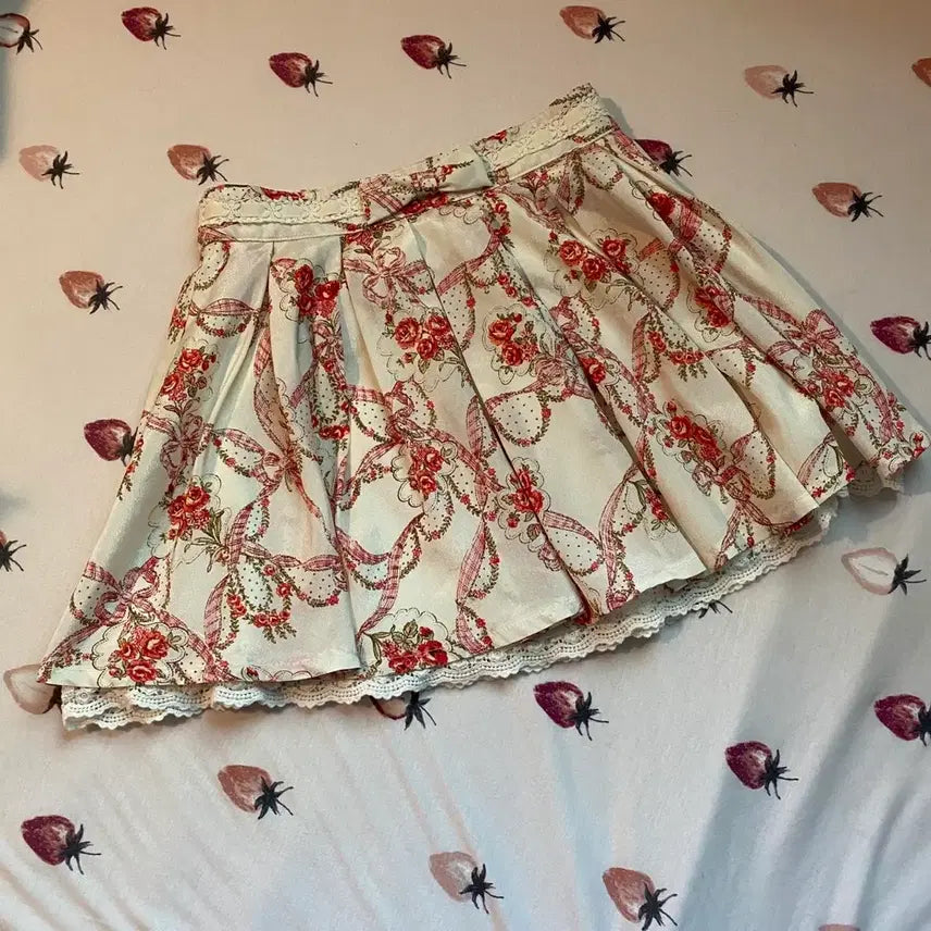 [BUNJANG] Liz Lisa Pattern Skirt / 리즈리사 패턴 스커트 히메카지 히메갸루 라떼갸루 플로럴