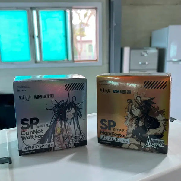 [BUNJANG] Arknights Melody of Desert - Authorized SP Acrylic Keychain Set (2 Types, Sealed) / 명일방주 음률연각 통행인증 SP 아크릴 키링 2종 (미개봉)