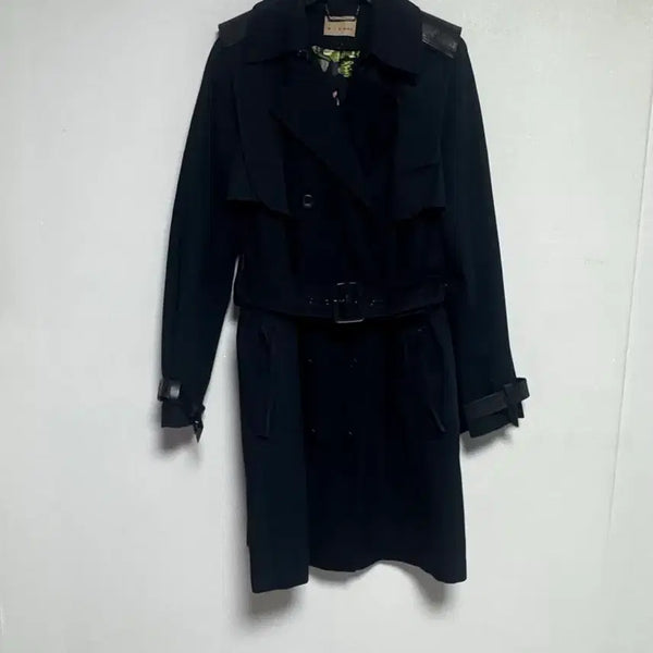 [BUNJANG] MICHAA Trench Coat Black / 미샤 트렌치 코트