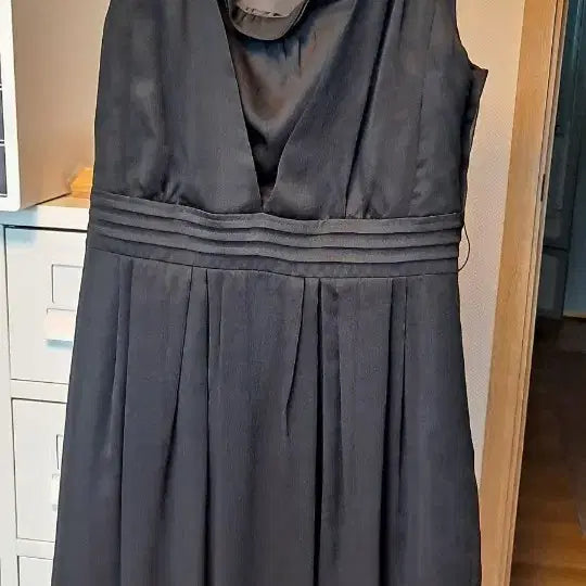 [BUNJANG] Clavis Black Chiffon Midi Dress / 클라비스블랙 쉬폰 원피스