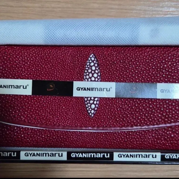 [BUNJANG] GYANIMARU Burgundy Leather Long Wallet / GYANIMARU 가죽 장지갑 버건디