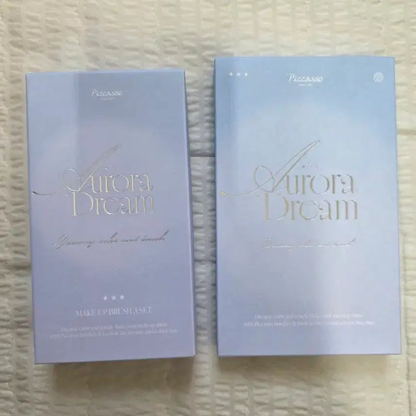 [BUNJANG] Picasso Aurora Dream Edition Brush and Hand Mirror Set / 피카소 브러쉬 거울 세트