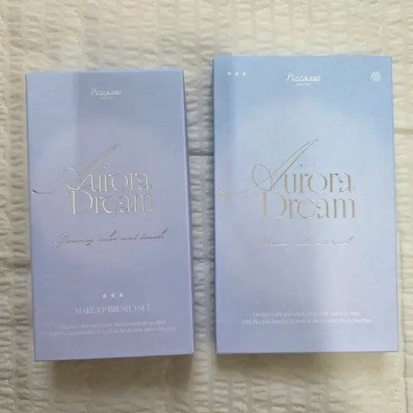 [BUNJANG] Picasso Aurora Dream Edition Brush and Hand Mirror Set / 피카소 브러쉬 거울 세트