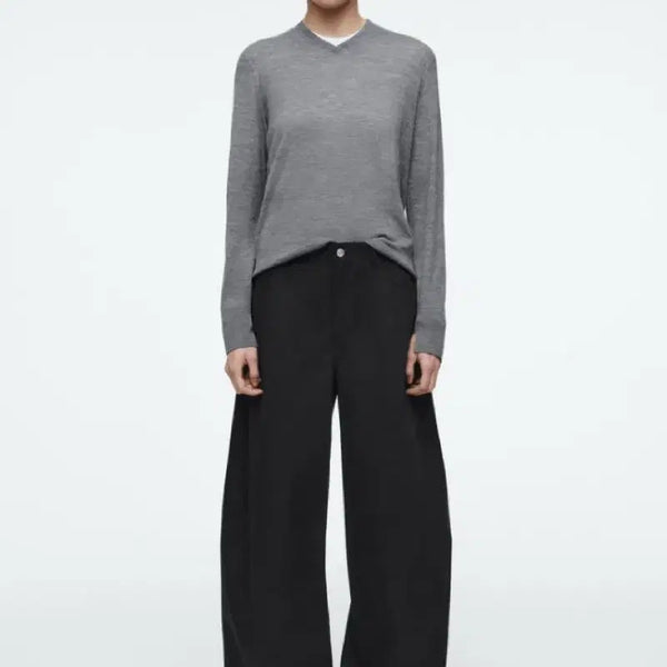 [BUNJANG] COS Deconstructed Cotton Barrel Leg Trousers / 코스 cos 디컨스트럭티드 코튼 배럴 레그 트라우저