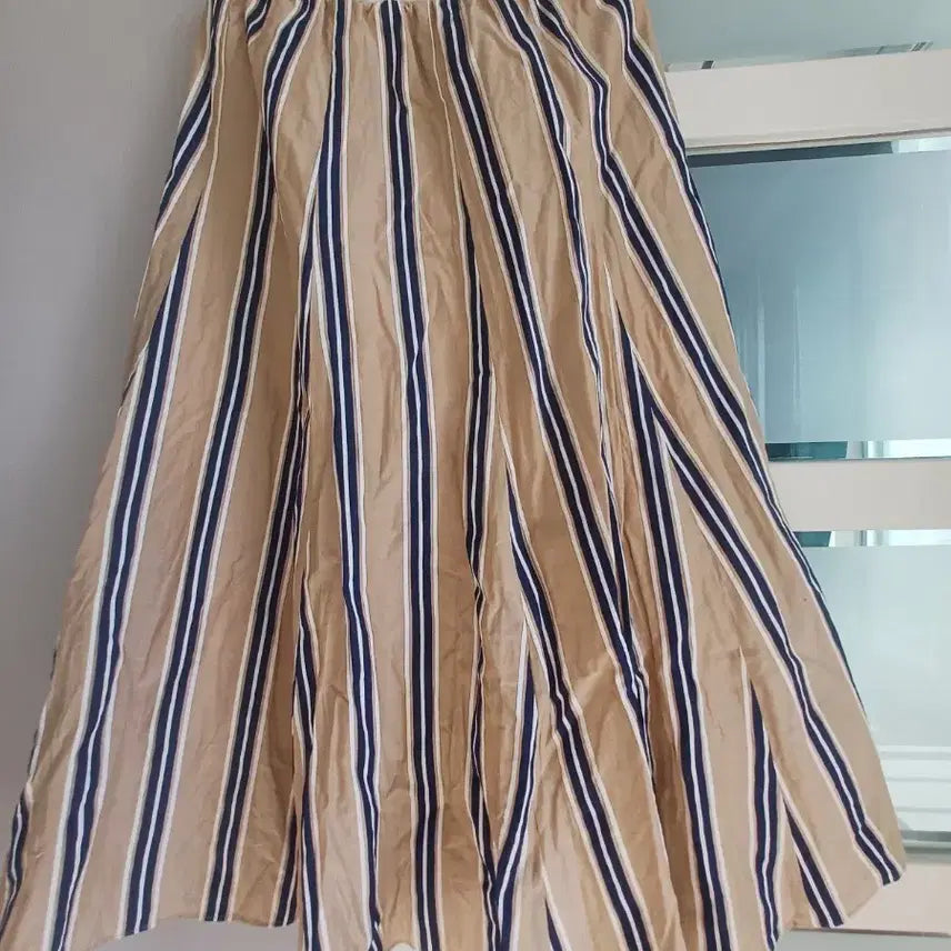 [BUNJANG] Stripe Long Skirt / 스트라이프 롱 스커트