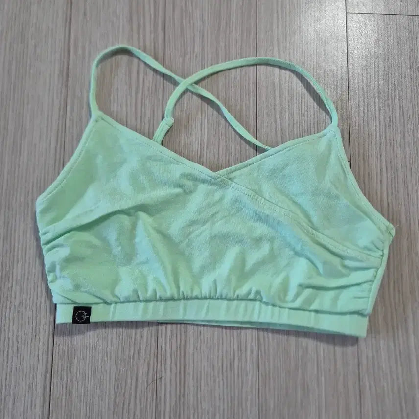[BUNJANG] Oziz Back Cross Sports Bra Mint S / 오즈이즈 백크로스 브라탑 S
