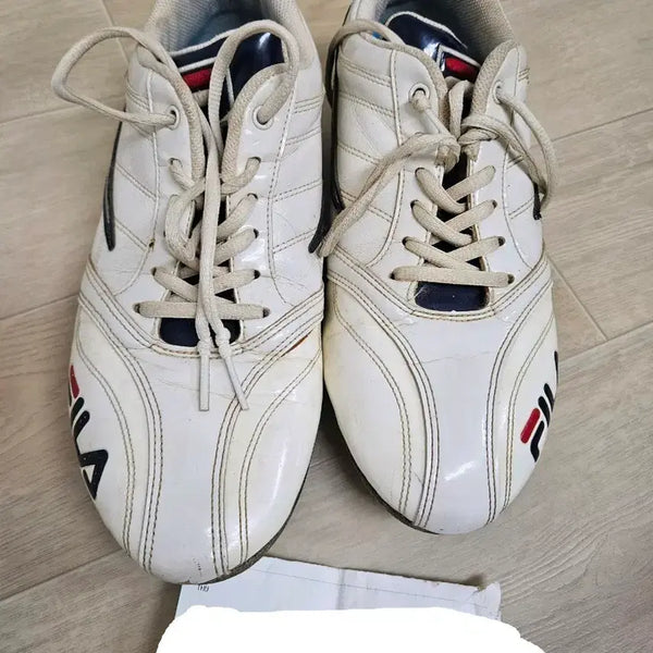 [BUNJANG] Fila Leather Sole Baseball Cleats (275mm) / 휠라 가죽창 야구 스파이크