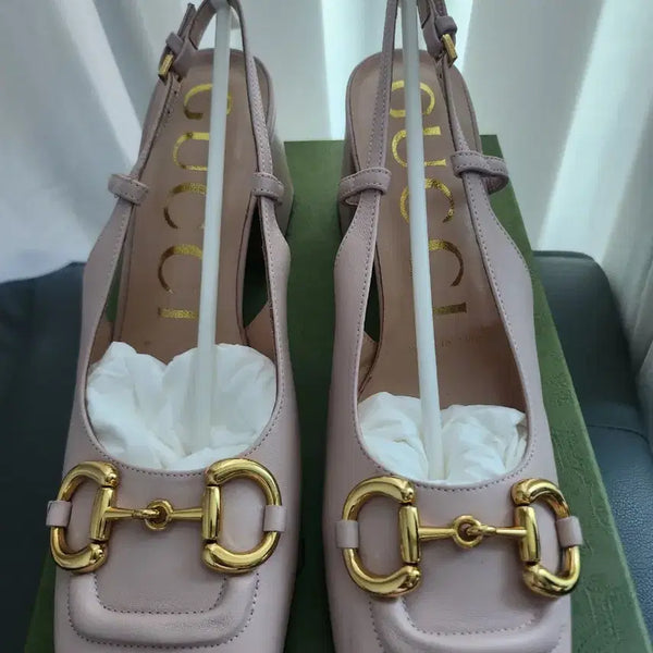 [BUNJANG] Gucci Horsebit Pumps Mid-Heel Sandals / 구찌 홀스빗 펌프스 미들힐 샌들