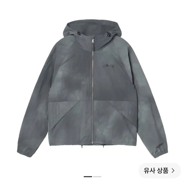 [BUNJANG] Stussy Wave Dye Beach Shell Jacket Grey S / 스투시 웨이브 다이 비치 쉘 자켓 그레이 S사이즈