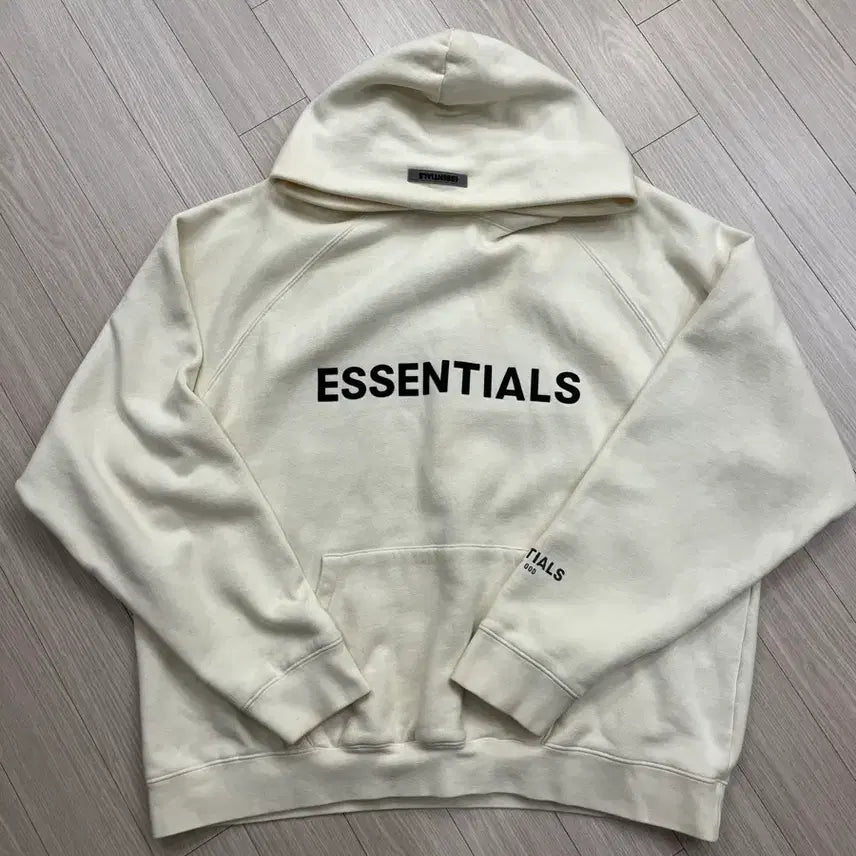 [BUNJANG] Essentials Oatmeal Hoodie / 에센셜 오트밀 후드티