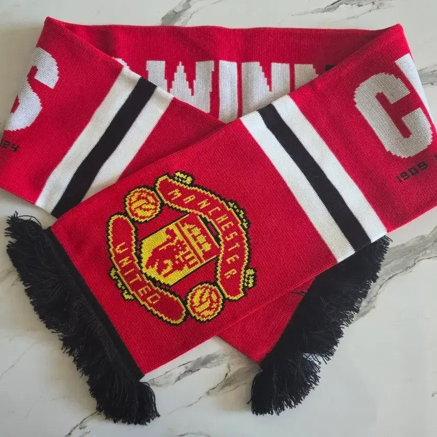 [BUNJANG] Manchester United FA Cup 2024 Winners Scarf / 맨체스터 유나이티드 fa컵 우승 2024 13회 머플