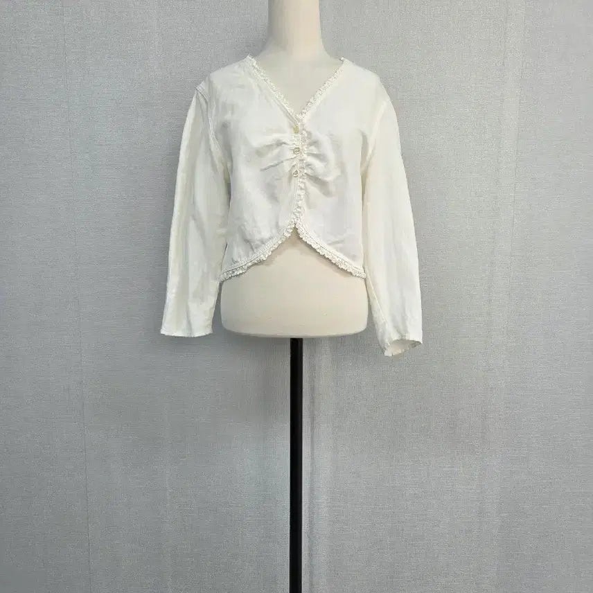[BUNJANG] Overdue Flare Linen Cardigan / 오버듀플레어 린넨가디건