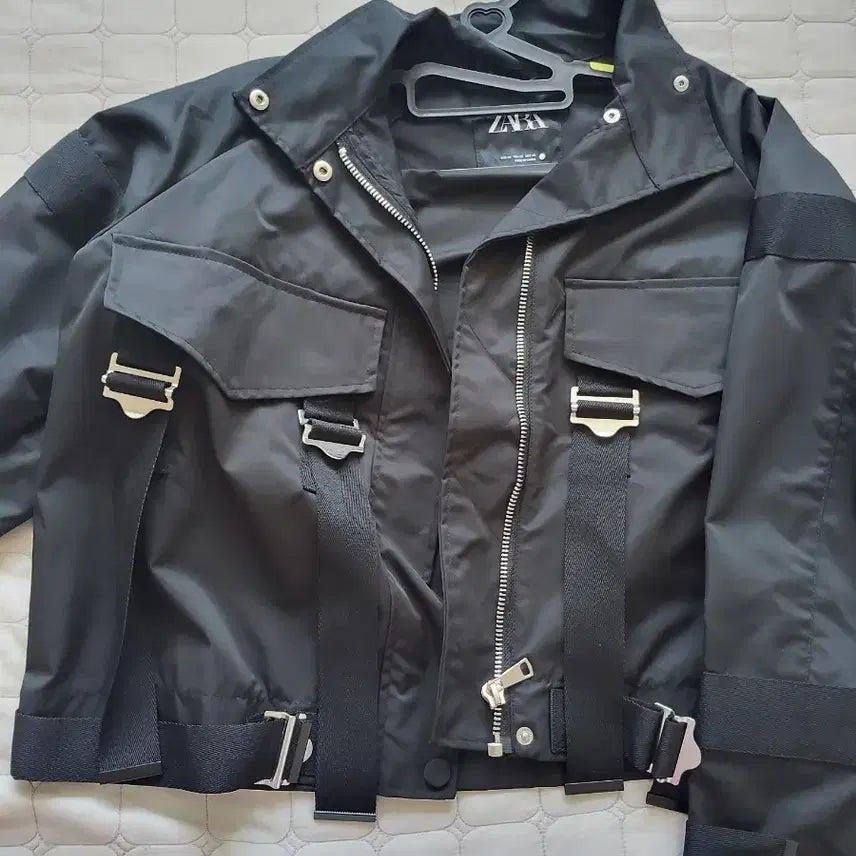 [BUNJANG] Zara Black Strap Jacket XS / ZARA 블랙 스트랩 자켓 XS
