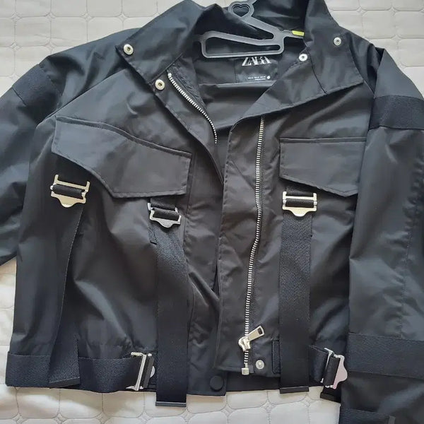 [BUNJANG] Zara Black Strap Jacket XS / ZARA 블랙 스트랩 자켓 XS