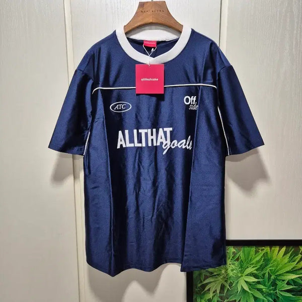 [BUNJANG] All That Cake Nylon Spandex T-Shirt Navy / (세일)(새상품)올댓케이크. 나일론스판 티셔츠 네이비