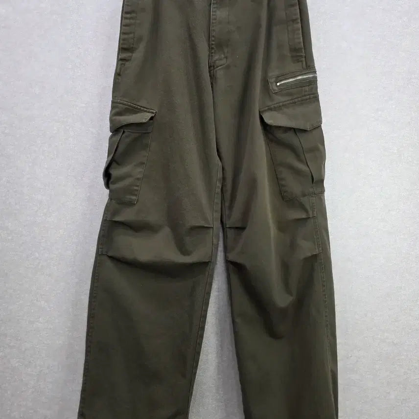 [BUNJANG] LOFI Cargo Wide Pants Khaki Large / 로파이 카고 와이드 팬츠 LOFI 남녀공용