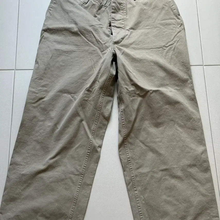 [BUNJANG] Nigel Cabourn Basic Chino Pants Beige / 나이젤카본 베이직치노 34사이즈 (32추천) 라이트베이지