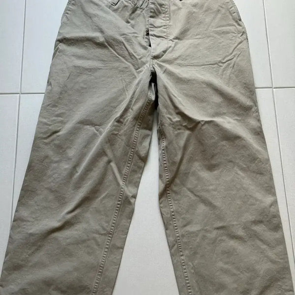 [BUNJANG] Nigel Cabourn Basic Chino Pants Beige / 나이젤카본 베이직치노 34사이즈 (32추천) 라이트베이지