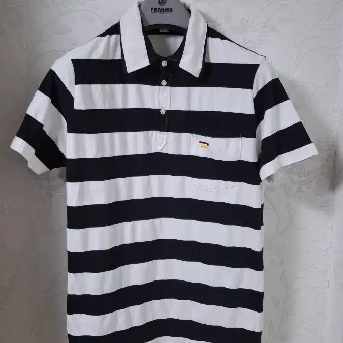 [BUNJANG] Diesel Rugby Stripe Short Sleeve T-Shirt / (정품 일본판) 디젤 럭비 스트라이프 반팔티셔츠 100